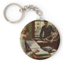 Vintage Business Meeting Key Chains