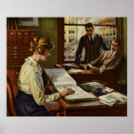 Vintage Business Meeting posters