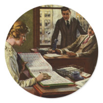 Vintage Business Meeting Stickers