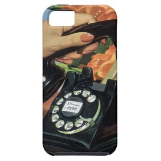 Vintage Business, Rotary Dial Phone and Hand iPhone 5 Cases