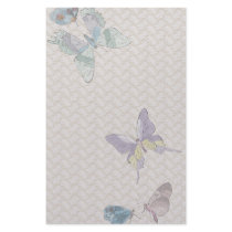 Vintage Butterflies and Lace Stationary Stationery Paper
