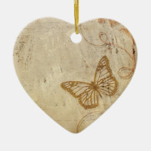 Vintage Butterflies Ornament