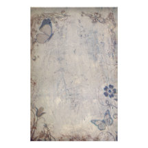 Vintage Butterflies Stationery Paper