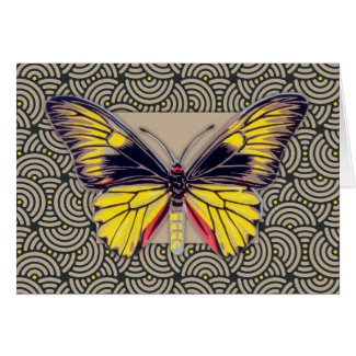 Vintage Butterfly Art Cards