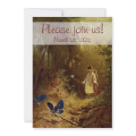 Vintage Butterfly Catcher Invitations