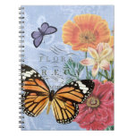 Vintage Butterfly Flora...notebook notebooks