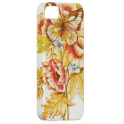 Vintage Butterfly Floral Iphone 5 Cases