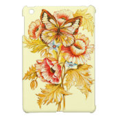Vintage Butterfly & Flowers Cover For The iPad Mini