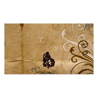 Vintage butterfly Profile Card profilecard