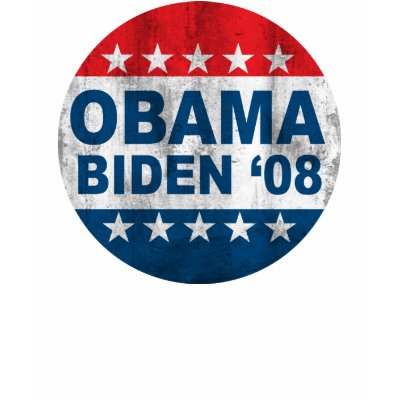 Vintage Button T-shirt by VoteObama