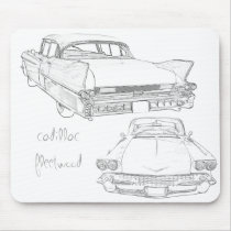 VINTAGE CADILLAC MOUSE PADS