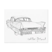 VINTAGE CADILLAC postcards
