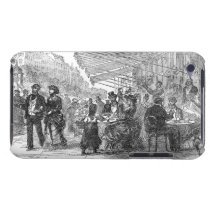 Vintage Cafe Boulevard Montmartre iPod Touch 4G iPod Case-Mate  Cases at Zazzle