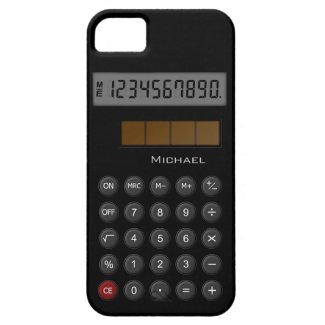 Vintage Calculator Geek iPhone 5 Case