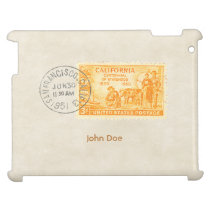 Vintage California 1850 Centennial iPad Case at Zazzle