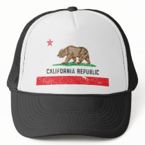 Vintage California Flag Trucker Hat