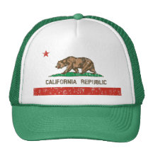 Vintage California Republic State Flag Trucker Hat