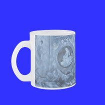 Vintage Cameo Blue mugs