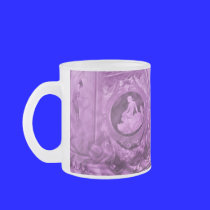 Vintage cameo purple mugs