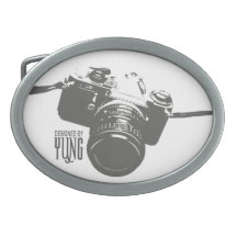 Vintage Camera Belt Buckle