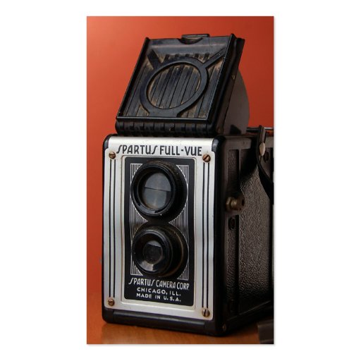 Vintage Camera Business Card (front side)