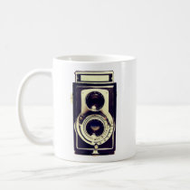 vintage camera, old, retro, cool, photography, analog, funny, camera, vintage, mug, old camera, retro camera, photographer, geek, unique, best gift, classic, photo, Mug with custom graphic design