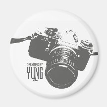 Vintage Camera Fridge Magnets