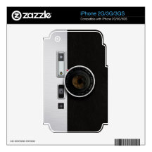 Vintage camera iPhone 2G decals