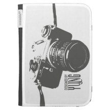 Vintage Camera Kindle Folio Cases