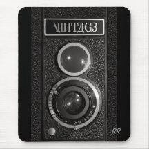 Vintage Camera Lens Mouse Mat Mouse Pads