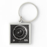 Vintage Camera Lens On A Keychain