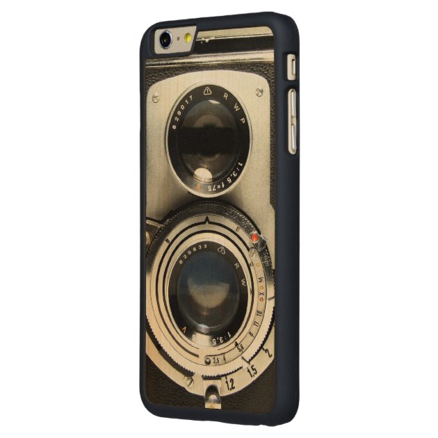 Vintage Camera - Old Fashion Antique Look Carved® Maple iPhone 6 Plus Case