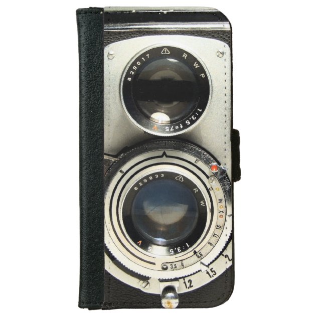 Vintage Camera - Old Fashion Antique Look iPhone 6 Wallet Case