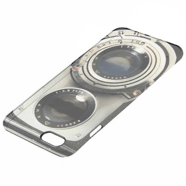 Vintage Camera Pattern - Old Fashion Antique Look Uncommon Clearlyâ„¢ Deflector iPhone 6 Plus Case-3