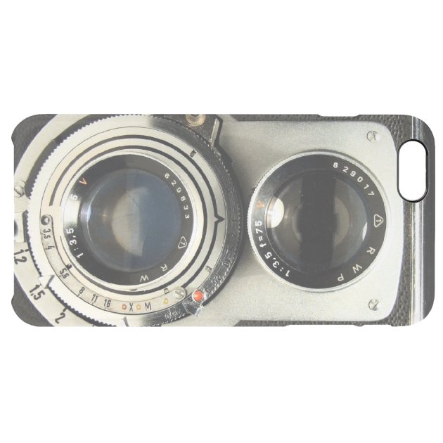 Vintage Camera Pattern - Old Fashion Antique Look Uncommon Clearlyâ„¢ Deflector iPhone 6 Plus Case-5