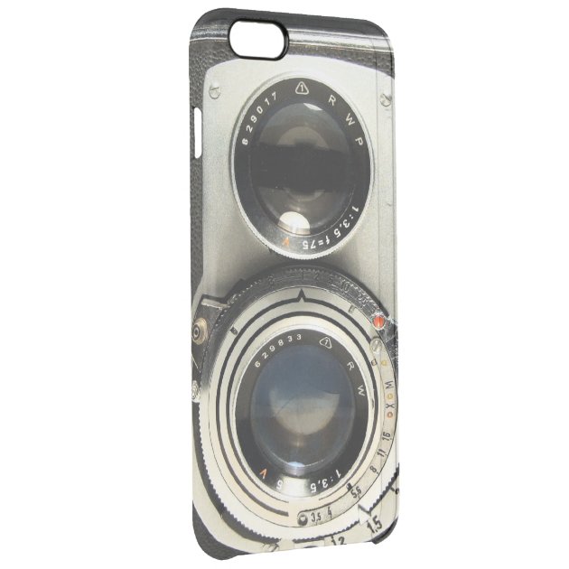 Vintage Camera Pattern Old Fashion Antique Look Uncommon Clearlya Deflector Iphone 6 Plus Case