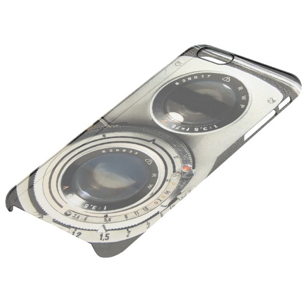 Vintage Camera Pattern - Old Fashion Antique Look Uncommon Clearlyâ„¢ Deflector iPhone 6 Plus Case-4
