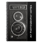 Vintage Camera Photographers Notebook