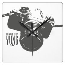 Vintage Camera Wall Clock