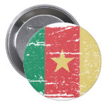 Vintage Cameroon Flag Buttons