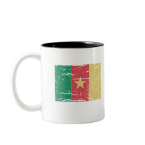 Vintage Cameroon Flag Mugs