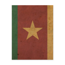 Vintage Cameroon Flag Postcards