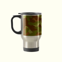 Vintage Camo Travel Mug By Heard_