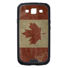Vintage Canada Flag Galaxy S3 Cases
