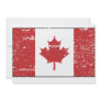 Vintage Canadian Flag Custom Invite