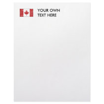 Vintage Canadian Flag letterhead by flagshirts Vintage Canadian Flag letterhead