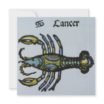 Vintage Cancer invitations by YesterdayCafe Vintage Cancer invitations
