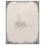 Vintage Candle Christmas 2009 Letterhead