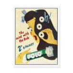 Vintage Candy - The Mint with The Hole Polo Ad postcards
