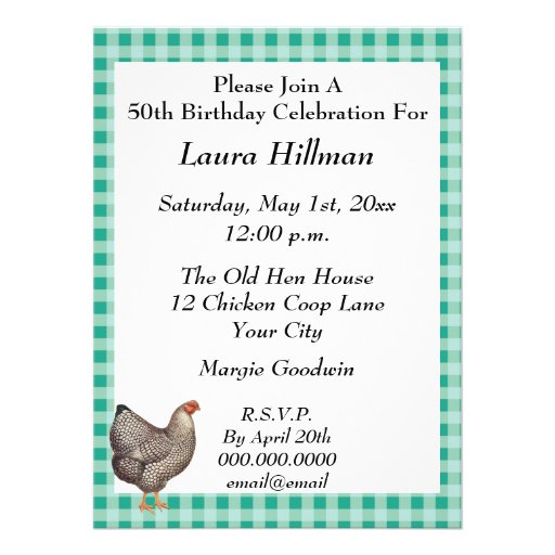Vintage Canning Jar Design Personalized Invitations